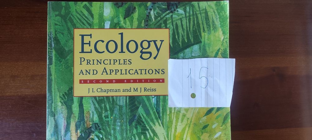Ecology - principles and applications