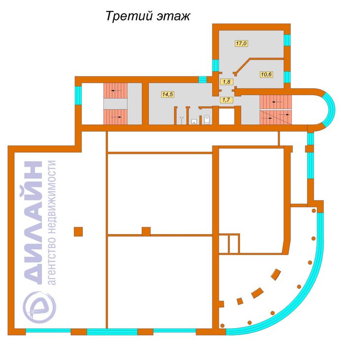 Здание на Южном микрорайоне, на фасаде улицы