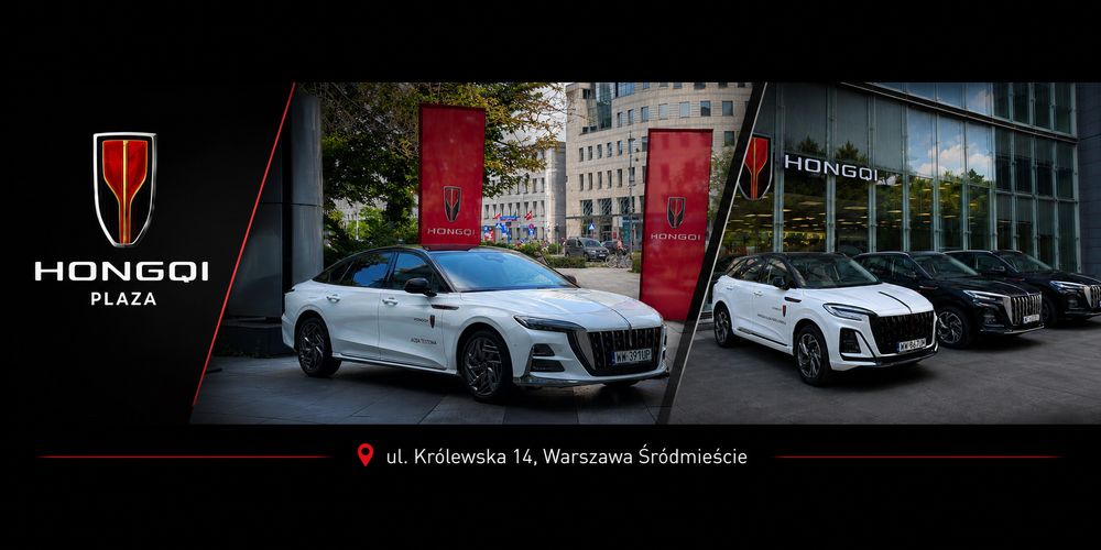 HONGQI Plaza Królewska top banner