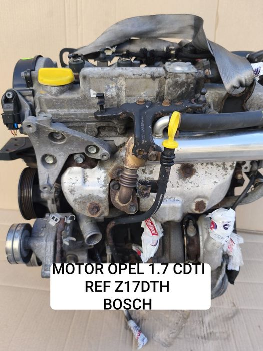 Motor Opel Astra H 1.7 CDTI referência z17dth Bosch