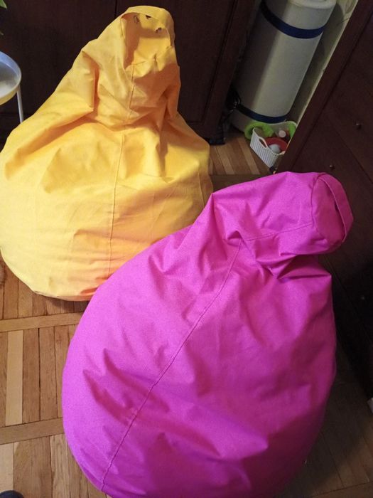 М'яке безкаркасне крісло груша підліткове.Рожеве.