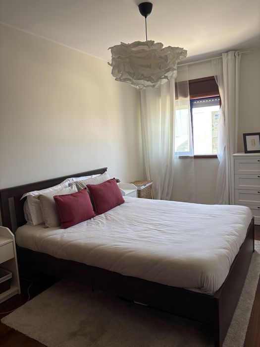 Cama SONGESAND IKEA Castanho Nogueira