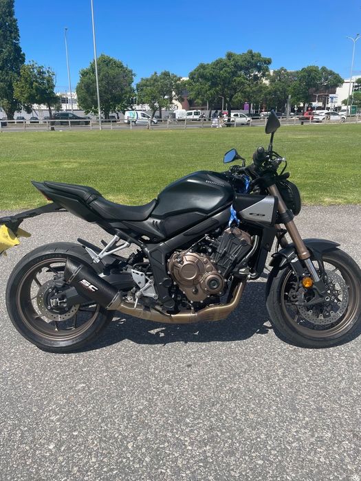 Honda CB  650R 2024 35 kw, linha completa SC project