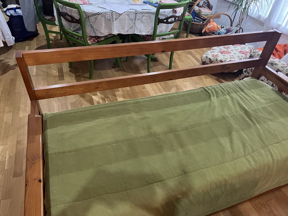 Sofá cama com 2 colchões