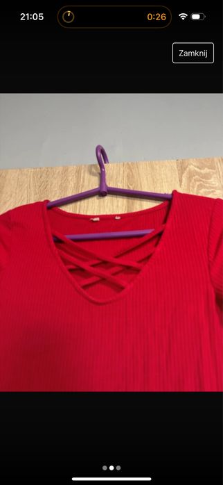 bluzka z rękawem 3/4