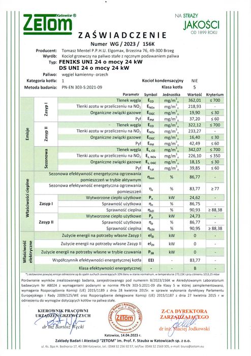 Kocioł 24kW 5 Klasa na Węgiel Drewno do 280m2 Dowóz Gratis