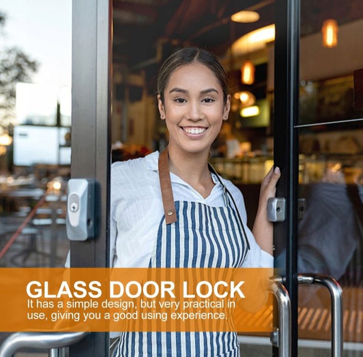 Zamek blokada do drzwi szklanych przesuwnych