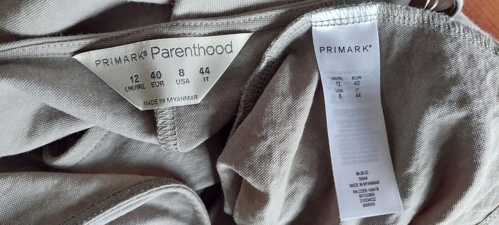 Primark Parenthood r.40 kopertowa sukienka / ciąża / karmienie