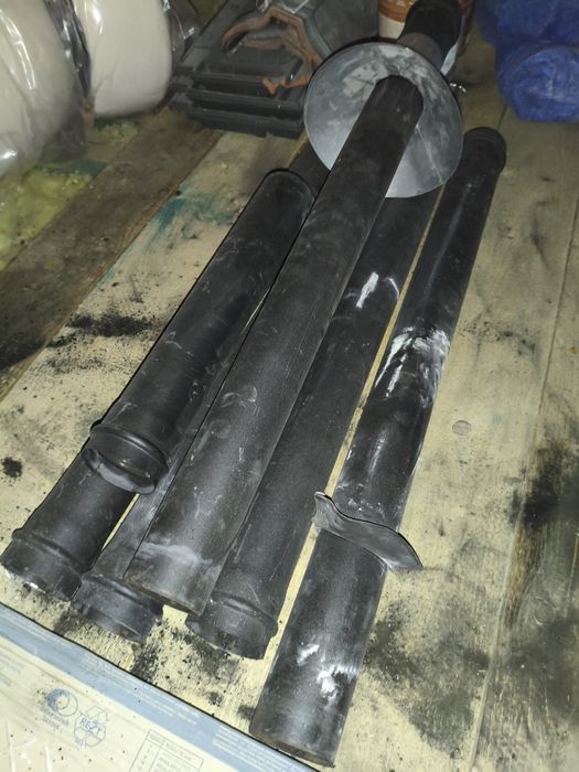 Rury komin pellet fi80 5,5m