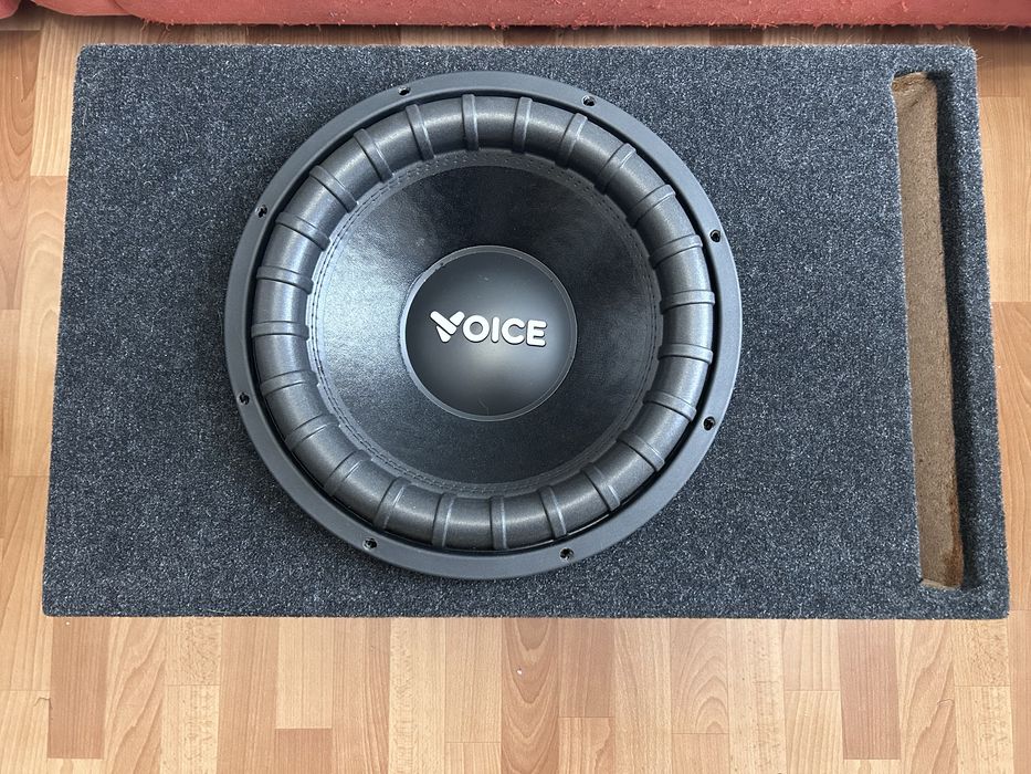Сабвуфер voice sp387 +короб