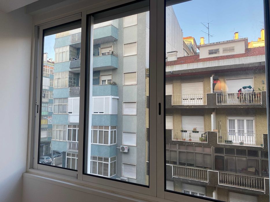 Janelas de marquise para varanda com vidro duplo de correr