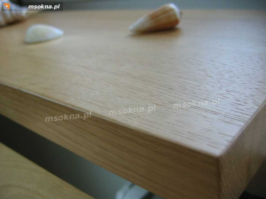 parapety wewnętrzne drewniane - dębowe
