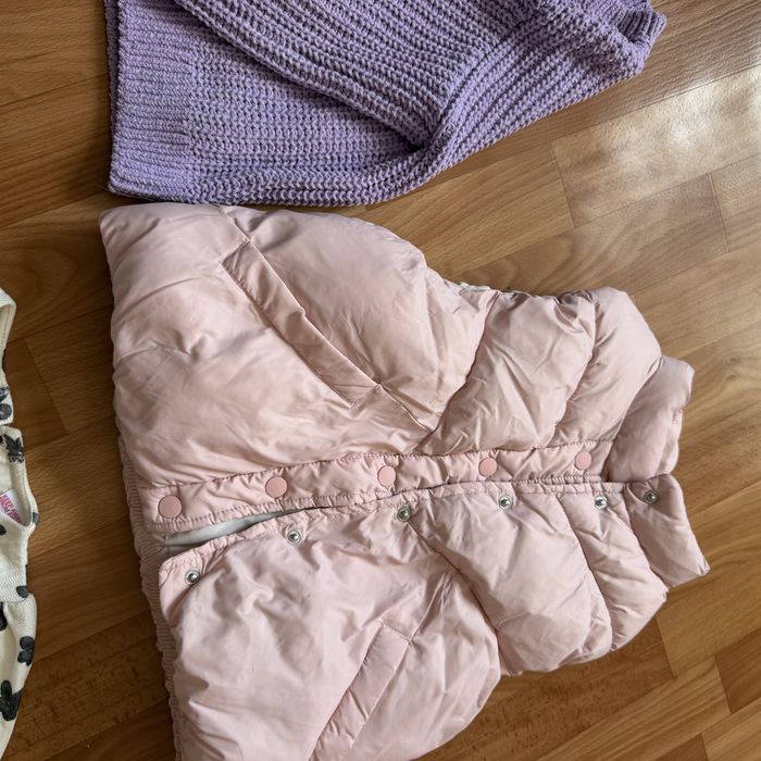 Пакет речей Zara для дівчинки, 98-104 р. Жилетка, світер, сукня