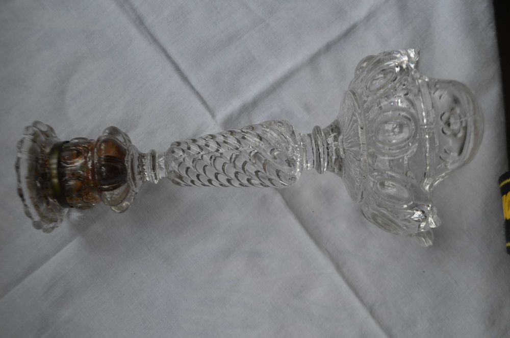 świecznik szkło okres PRL