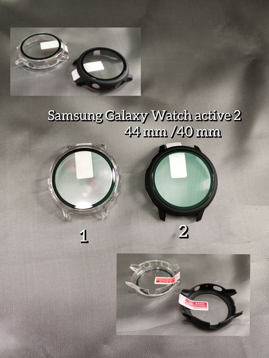 Чехол стекло бампер для Samsung Galaxy Watch 7 4 5 6-40 44mm Activ
