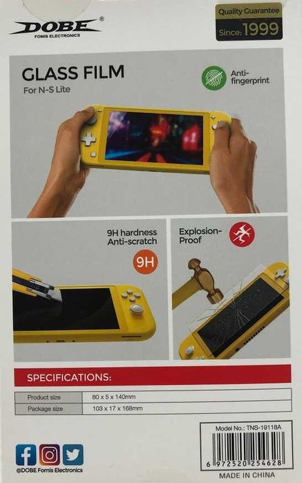 Szkło hartowane Premium 9H na Nintendo Switch Lite ** Video-Play