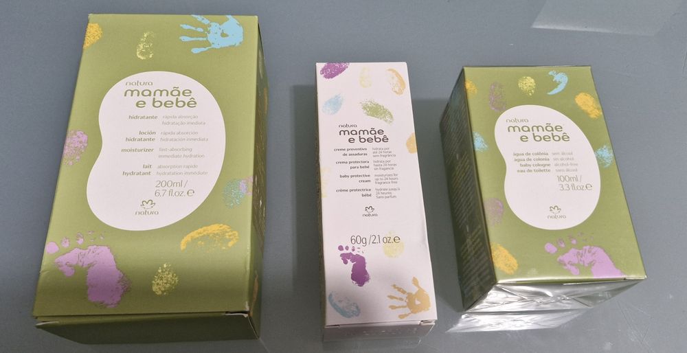 Produtos Mamãe e Bebê Natura