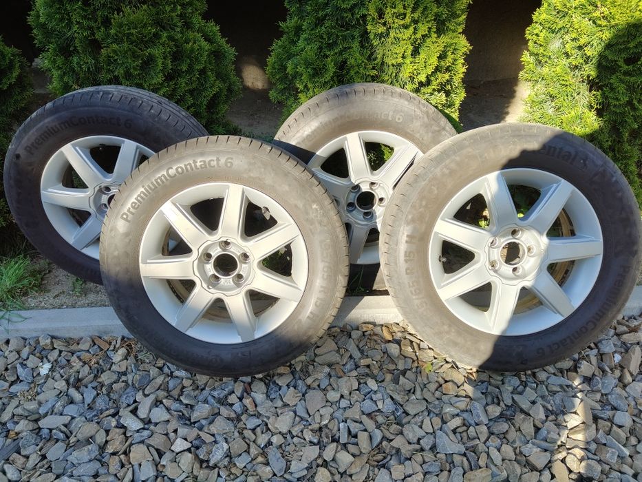 Sprzedam komplet kół 15" SEAT / VW 5x100 – felgi + opony Continental 2023