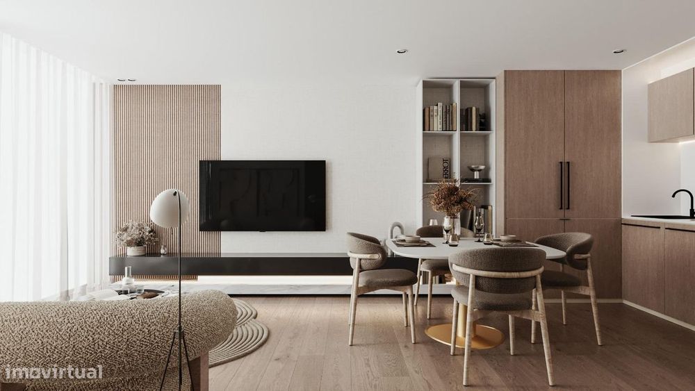 Apartamento T1 Novo em condomínio privado