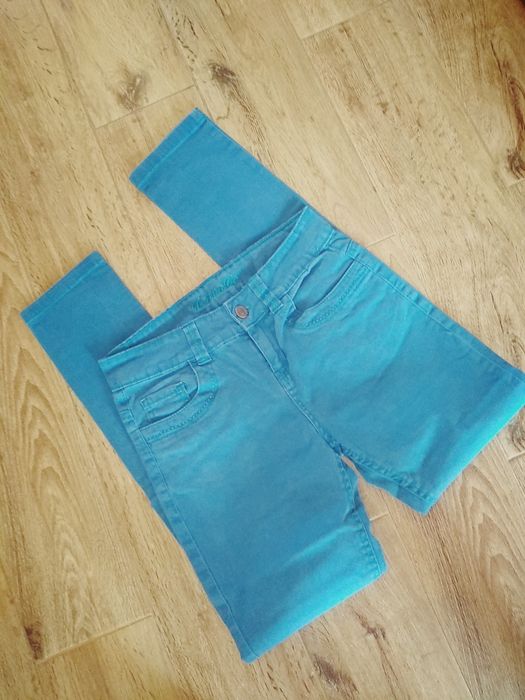 Spodnie jeansowe jeansy rurki 158