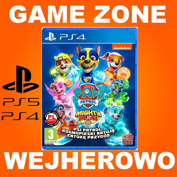 Psi Patrol 2 Kosmopieski Ratują Zatokę Przygód PS5 + PS4 = PŁYTA PL