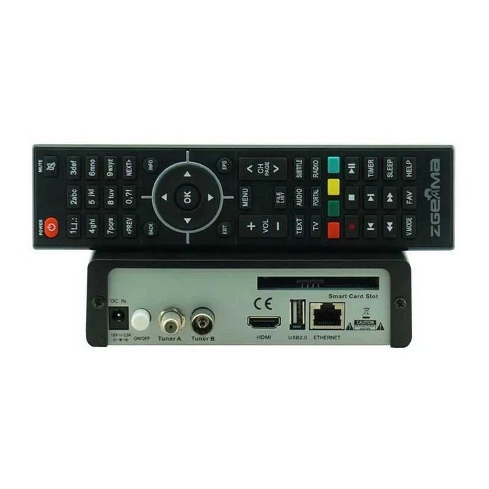 Zgemma H8.2H Enigma2 Linux Smart Box – Novo Selado/ garantia
