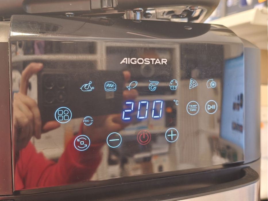 Aigostar 300010YVM Frytkownica+minipiekarnik, 1700 watt, z bębnem.