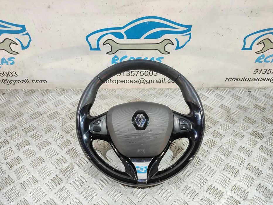 Volante Completo em Pele Multifunções Renault Clio IV 4