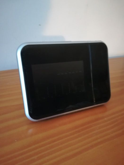 Despertador com projeção de horas na parede