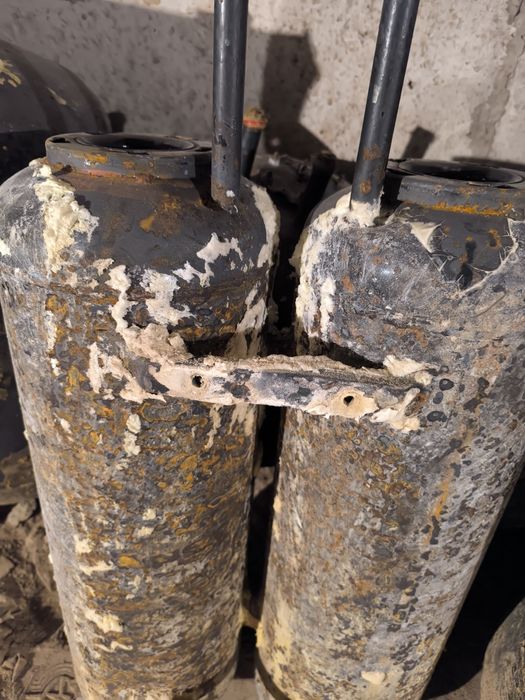 Металевий бак з бойлера