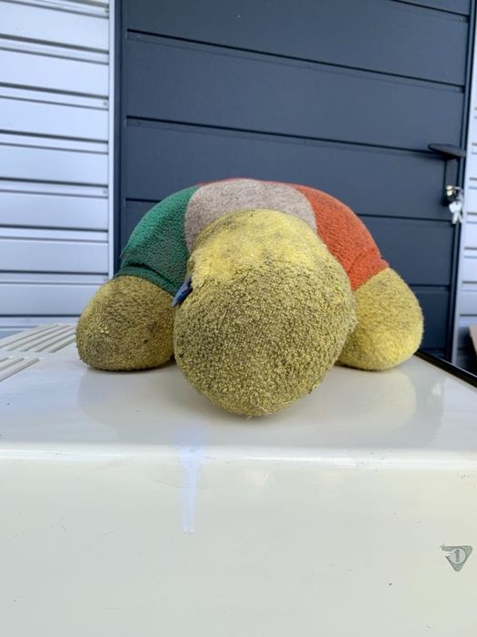 Materiały Żółw Olbrzym zabawka z czasów PRL