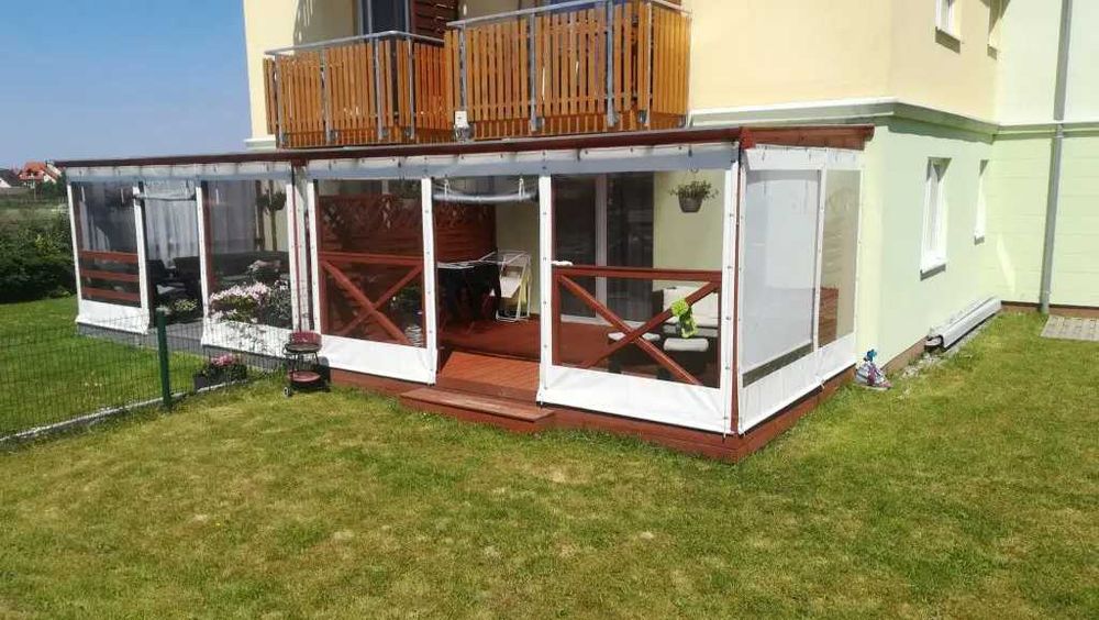 Zabudowa tarasu, osłona, plandeka na wymiar, altany, wiaty.