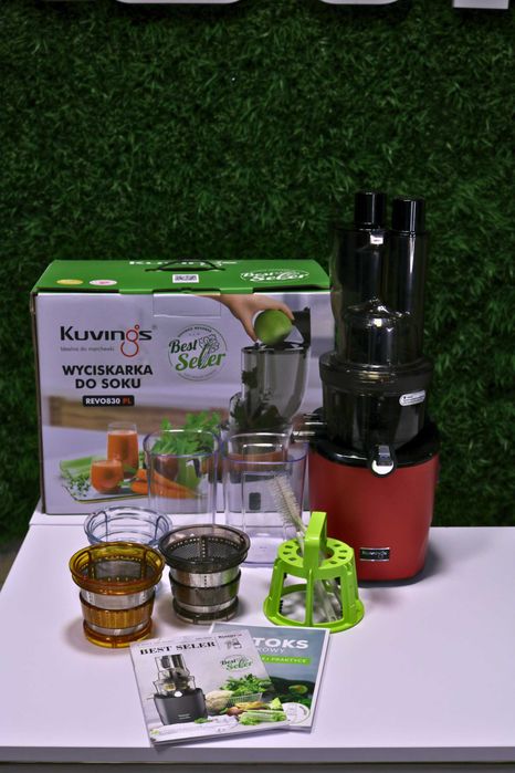 Wyciskarka wolnoobrotowa Kuvings REVO830 Czerwona
