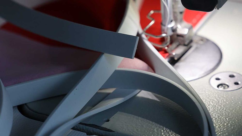 KEDER 14x3 mm PCV BIAŁY do obszywania tekstyliów