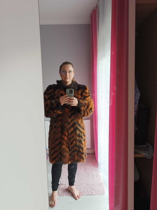 Futro naturalne rozm L/XL/XXL