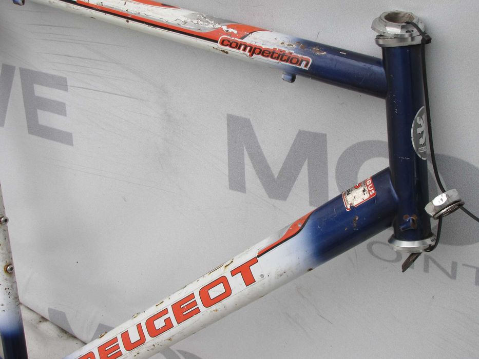 Stalowa rama szosowa PEUGEOT Competition! COLUMBUS ACCIO! Pęknięta!