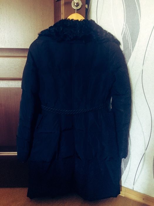 Зимовий пуховик пальто супер тепле, натцральне