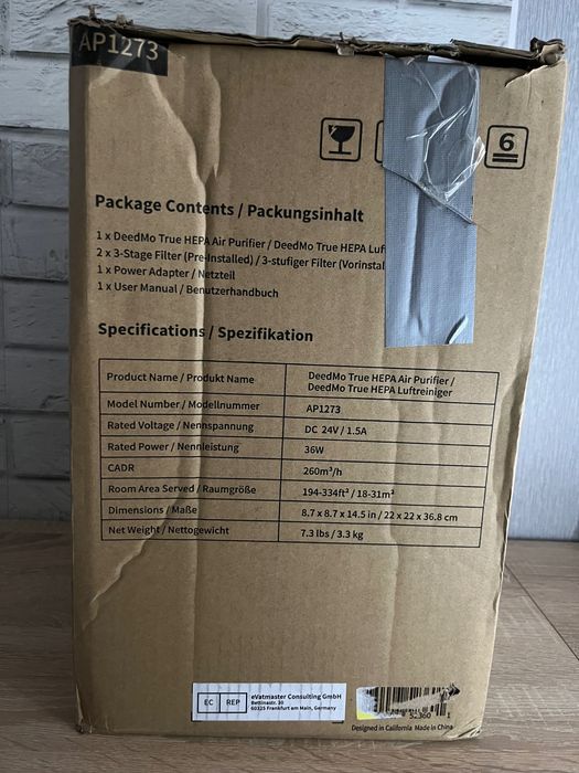 Oczyszczacz powietrza DeedMo