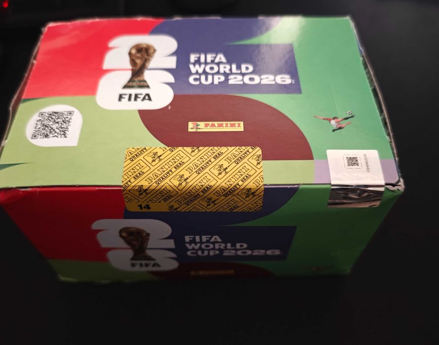 Caixa 100 saquetas Mundial 2026