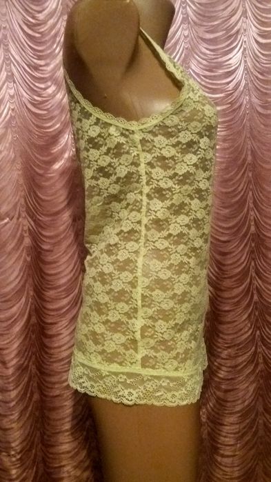 Кружевная гипюровая маечка.Marks&Spencer.48 размер
