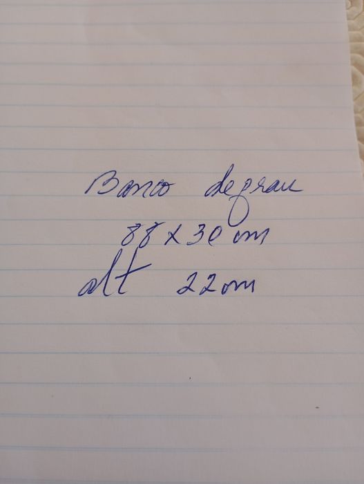 Banco degrau de elevação wc