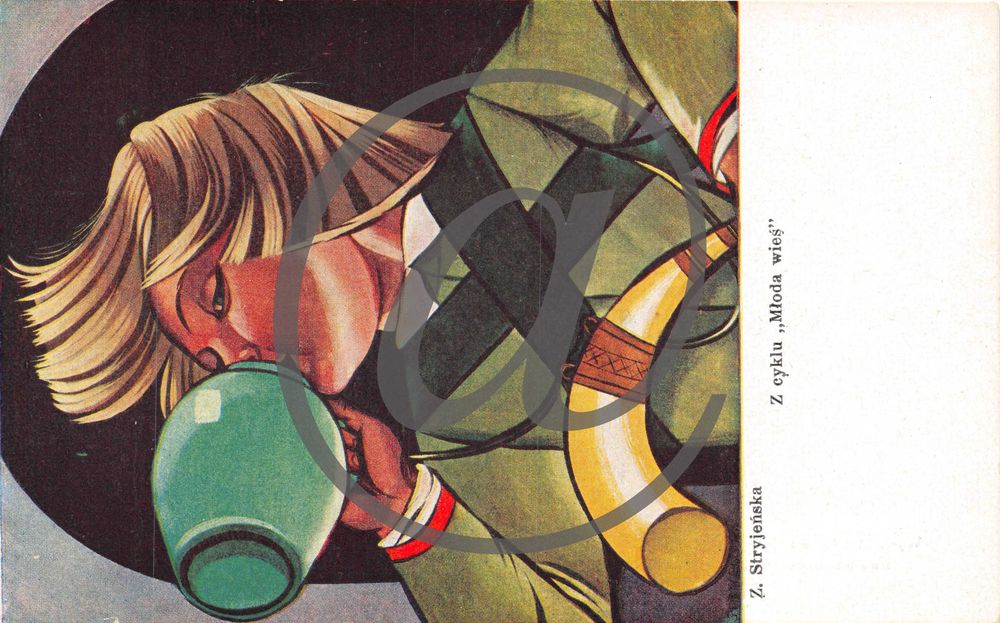 Zofia Stryjeńska pocztówki ok 600szt R145