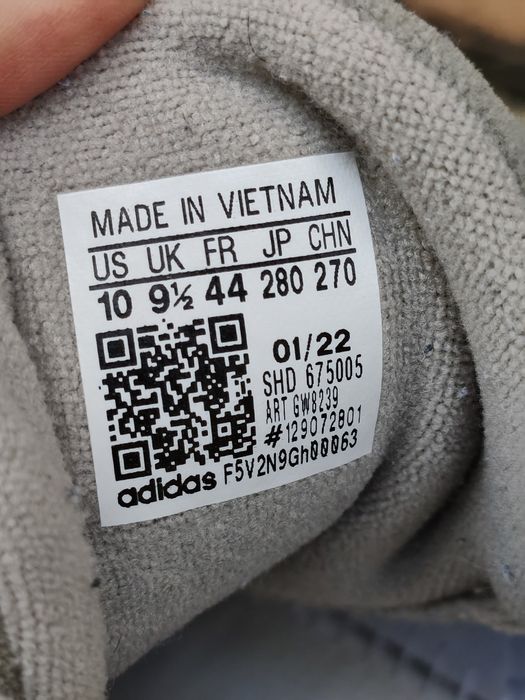 Кроссовки Adidas ZX 2K Boost 2.0 Sesame 44