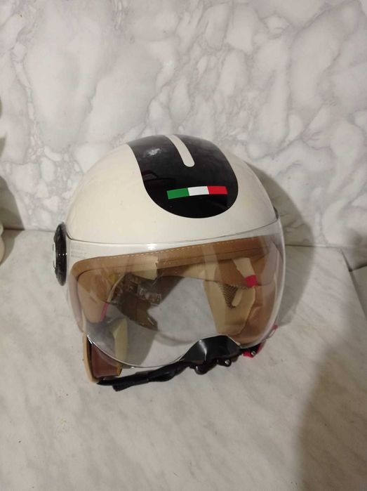 kask z z przyłbicą  - na rower lub na narty