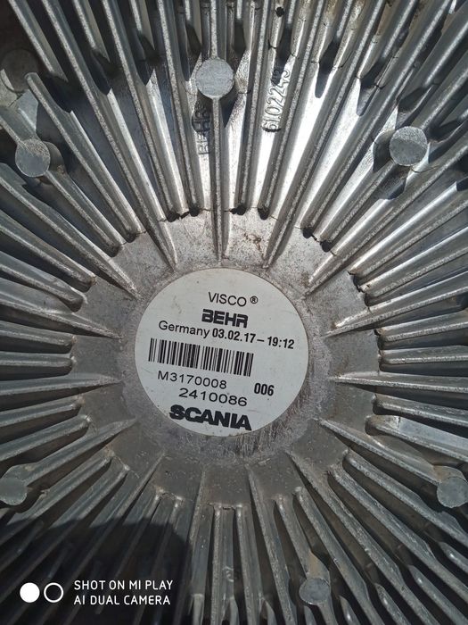 Вязкостная муфта с вентилятором  автомобиля P-380 Scania,  2410086.