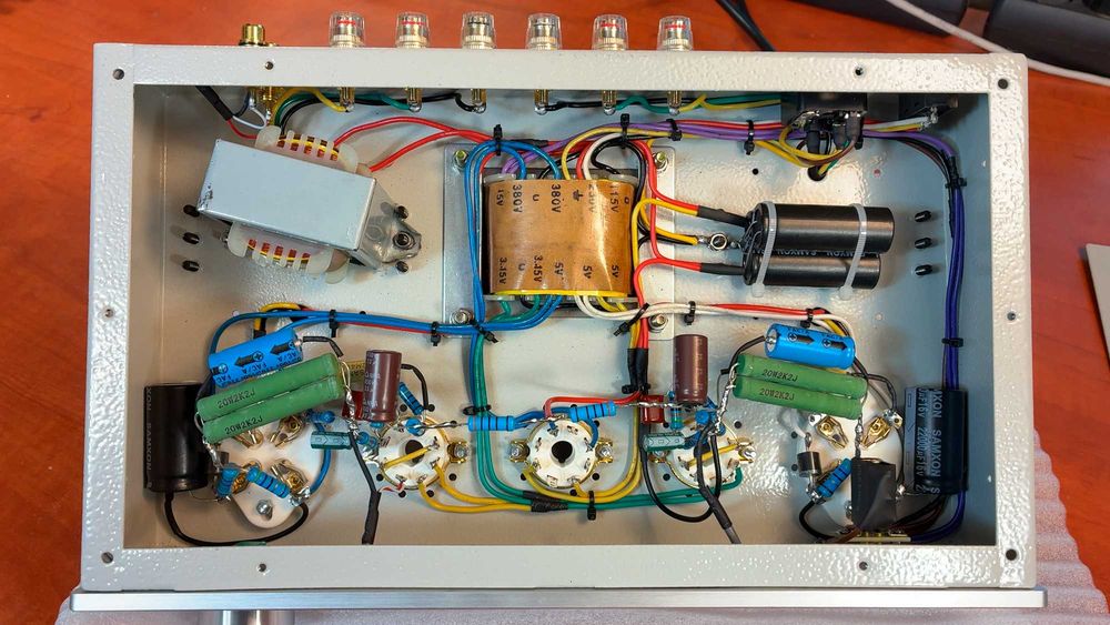 Ламповый усилитель Single-Ended Class A 300B 6SN7 5U4G 8W 2.0
