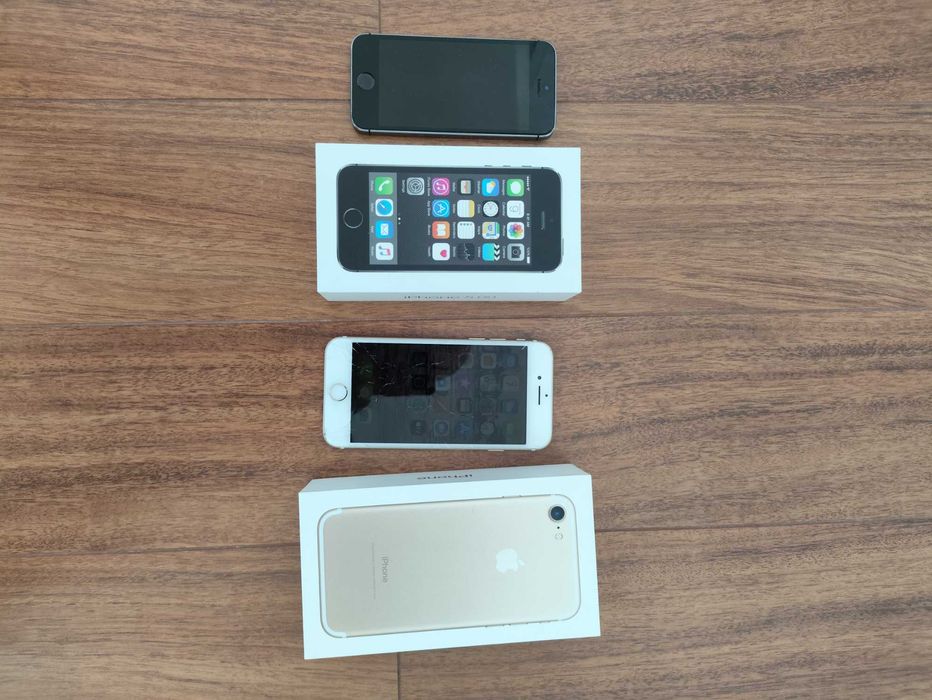 Vendo iPhone 7 totalmente funcional, com ecrã estalado.