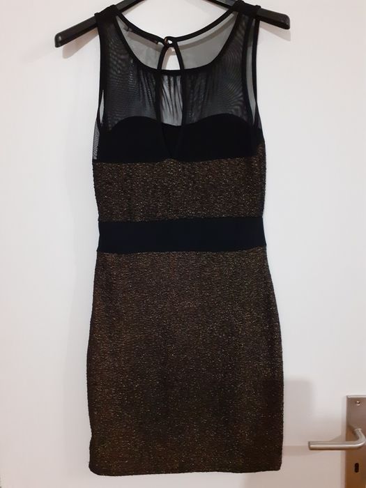 Vestido Tons dourados