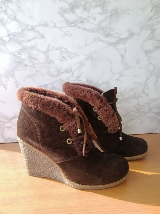 Ботильйони ботільйони ботинки черевики зимові теплі замшеві натуральні