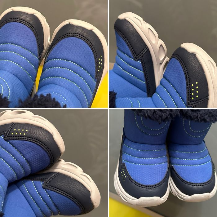 ‼️ сапожки Skechers 23 р дутіки що світяться зимове взуття ботінки